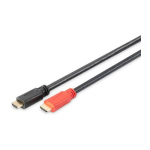 DIGITUS HDMI-kaabel Etherneti ja signaaliv&otilde;imendiga 10m Black