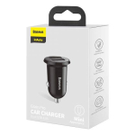 Auto laadija Baseus Grain Pro kahe USB 4.8A Black (CCALLP-01)