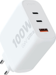 Xtorm GaN2 Ultra juhtmevaba laadija 100W / PD / 2x USB-C / 1x USB-A White