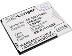 1800 mAh for Samsung EB-BJ111ABE,EB-BJ111FBK