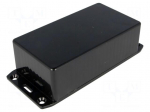 Enclosure: multipurpose | X: 65mm | Y: 120mm | Z: 40mm | 1591 | ABS | black