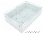 Enclosure: multipurpose | X: 140mm | Y: 210mm | Z: 60mm | ZP | light grey