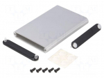 Enclosure: with panel | 1455 | X: 70mm | Y: 100mm | Z: 12mm | aluminium