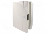 Enclosure: wall mounting | X: 221mm | Y: 311mm | Z: 137mm | ABS | grey