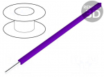 Wire | solid | Cu | 30AWG | violet | kynar 460 (PVDF) | 300V | 50m
