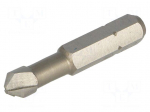 Countersink bit | Mounting: 1/4" (C6,3mm) | &Oslash;: 1.5&divide;6.3mm