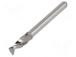 Drill bit | PCB | &Oslash;: 3.8mm | L: 38.2mm | 1/8" (3,175mm)