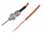 Sensor: temperature | Pt100 | cl.B | Electr.connect: 2m lead | 40mm