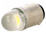 LED lamp | white | BA15D | 24VDC | 24VAC