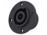Socket | loudspeaker | male | round,with flange | PIN: 8