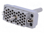 Connector: rectangular | socket | hermaphrodite | Mat: polycarbonate