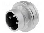 Connector: M16 | socket | male | soldering | PIN: 3 | 5A | 300V | IP65,IP67