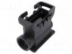 Enclosure: for rectangular connectors | Han Eco B | size 16B | M40