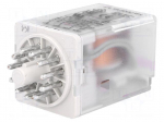 Relay: electromagnetic | 3PDT | Ucoil: 24VDC | 10A/250VAC | 10A/24VDC
