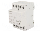 Contactor: 4-pole installation | NO x4 | 230VAC | 220VDC | 63A | DIN | IK