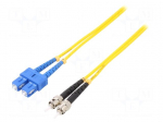 Fiber patch cord | ST/UPC,SC/UPC | 3m | LSZH | Optical fiber: 9/125um