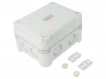Enclosure: junction box | X: 151mm | Y: 167mm | Z: 87mm | polycarbonate