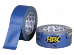 Tape: duct | W: 48mm | L: 25m | Thk: 0.3mm | blue (bright) | max.60&deg;C | 12%