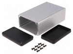 Enclosure: with panel | 1455 | X: 78mm | Y: 120mm | Z: 43mm | aluminium