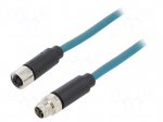 Cable: for sensors/automation | PIN: 8 | male | M12 male,M12 female