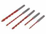 Drill set | Application: for wall,wood,metal,ceramic tile,steel