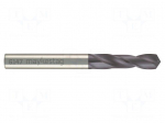 Drill bit | for metal | &Oslash;: 4.5mm | L: 58mm | cemented carbide