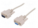 Cable | D-Sub 9pin socket,D-Sub 9pin plug | Len: 2m | &Oslash;cable: 5mm