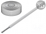 Wire | SiF | 1x2.5mm2 | stranded | Cu | LSZH,silicone | transparent | 100m