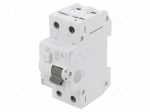 RCBO breaker | Inom: 25A | Ires: 30mA | Poles: 2 | 230/400VAC | IP20 | KZS