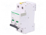 Circuit breaker | 400VAC | Inom: 50A | Poles: 2 | Charact: C | 6kA | IP20