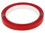 Tape: fixing | W: 12mm | L: 5.5m | Thk: 0.5mm | double-sided | acrylic