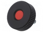 Knob | &Oslash;: 50mm | Ext.thread: M10 | 20mm | H: 33mm | technopolymer PP
