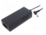 Power supply: switching | 12VDC | 4.2A | Out: 5,5/2,5 | 50W | 80&divide;264VAC