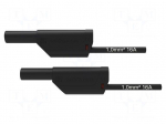 Test lead | 16A | banana plug 4mm,both sides | Urated: 1kV | Len: 1m