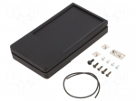 Enclosure: multipurpose | X: 66mm | Y: 120mm | Z: 22mm | ABS | black