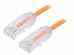 Patch cord | TX6-28&trade;,U/UTP | Cat: 6 | RJ45 plug,both sides | stranded