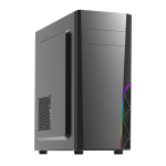 Zalman T8, ATX Mid Tower PC Case, ODD, 1 x 120mm Fan, Black