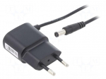 Power supply: switching | mains,plug-in | 5VDC | 0.5A | 2.5W | 72.48%