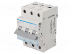 Circuit breaker | 230/400VAC | Inom: 20A | Poles: 3 | Charact: C | 6kA
