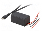 USB power supply | USB micro plug | Sup.volt: 12&divide;24VDC | 5V/2.1A