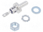 Diode: rectifying | 1kV | 25A | cathode to stud | DO203AA,DO4 | 1.3V