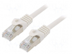 Patch cord | F/UTP | Cat: 6 | RJ45 plug | stranded | CCA | 20m | PVC | grey