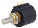 Potentiometer: shaft | multiturn | 5k&Omega; | 1.5W | &plusmn;3% | 6.35mm | linear