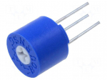 Potentiometer: mounting | horizontal,multiturn | 1k&Omega; | 0.5W | THT