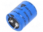 Capacitor: electrolytic | SNAP-IN | 3.3mF | 40VDC | &Oslash;25x30mm | &plusmn;20%