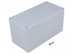 Enclosure: multipurpose | X: 80mm | Y: 160mm | Z: 85mm | polycarbonate