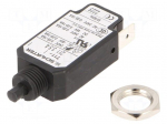 Circuit breaker | Urated: 240VAC | 48VDC | 3.5A | SPST | Poles: 1 | screw
