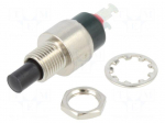 Switch: push-button | Pos: 2 | SPST-NO | 1A/120VAC | 1A/28VDC | OFF-(ON)