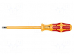 Screwdriver: insulated | slot | 5.5x1mm | Blade length: 125mm