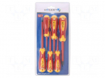Screwdriver: insulated-set | insulated | Phillips,slot | 1kVAC